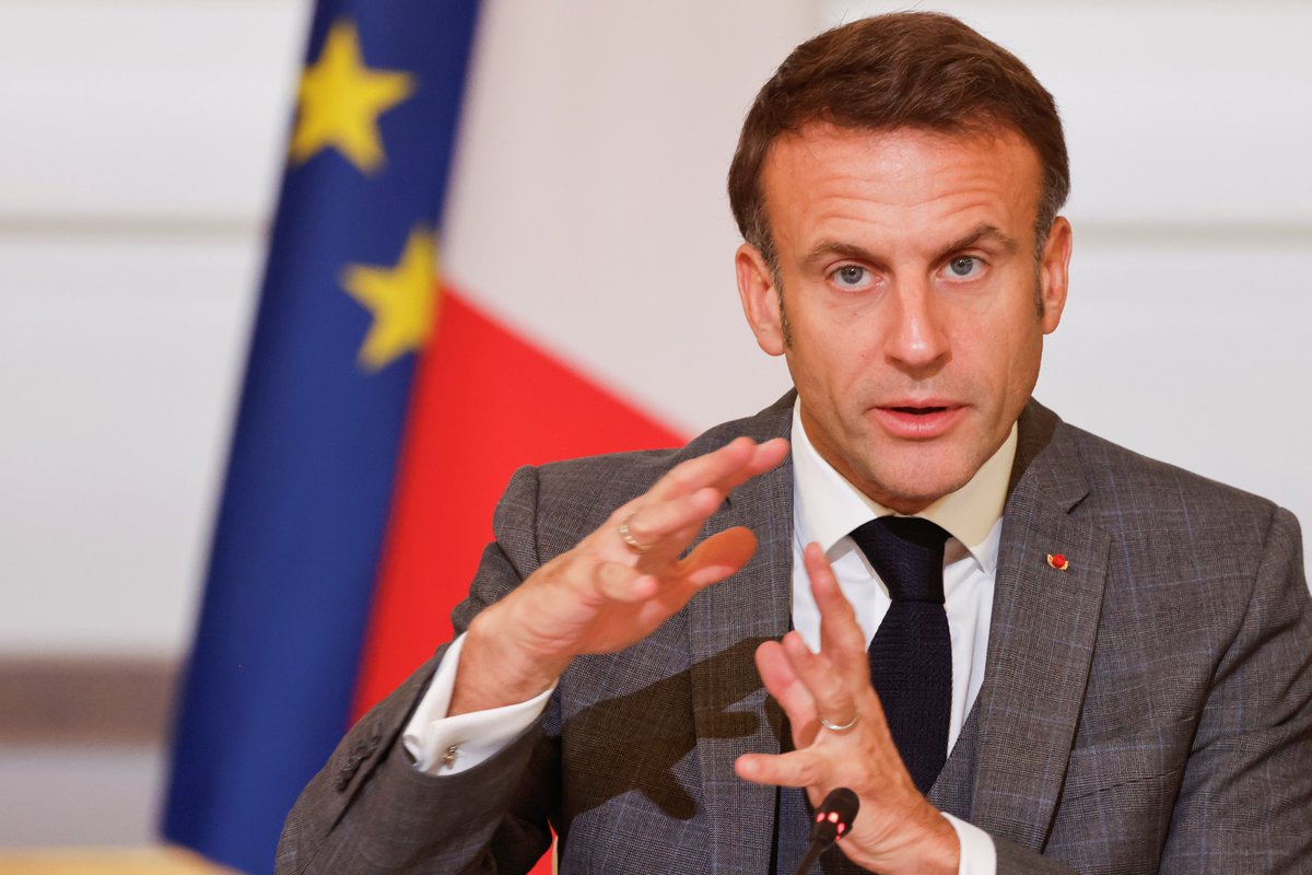 "The priority is that we return to a political solution."

France’s President Macron calls for arms sales ban on Israel as war on Gaza nears a year aje.io/t0kdp1