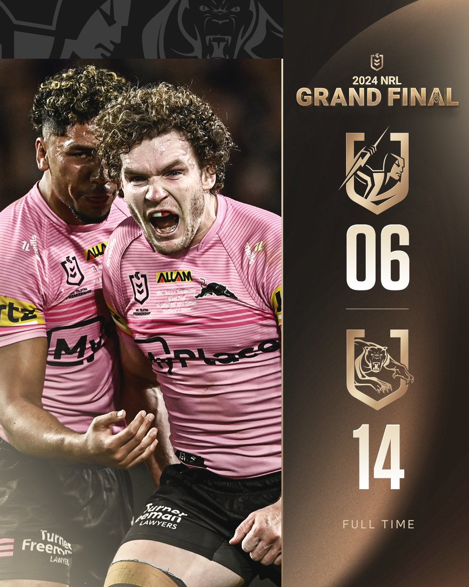 FOUR STRAIGHT 🏆

#NRLGF