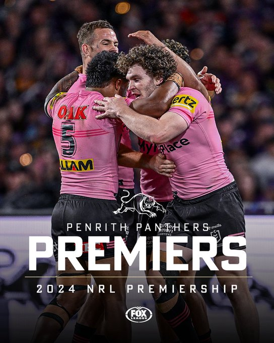 samcurr95262813's tweet photo. #PenRef have won their 4th consecutive Premiership #NRLGF #NRLGrandFinal #NRLStormPanthers https://t.co/WlyXPF9OGR