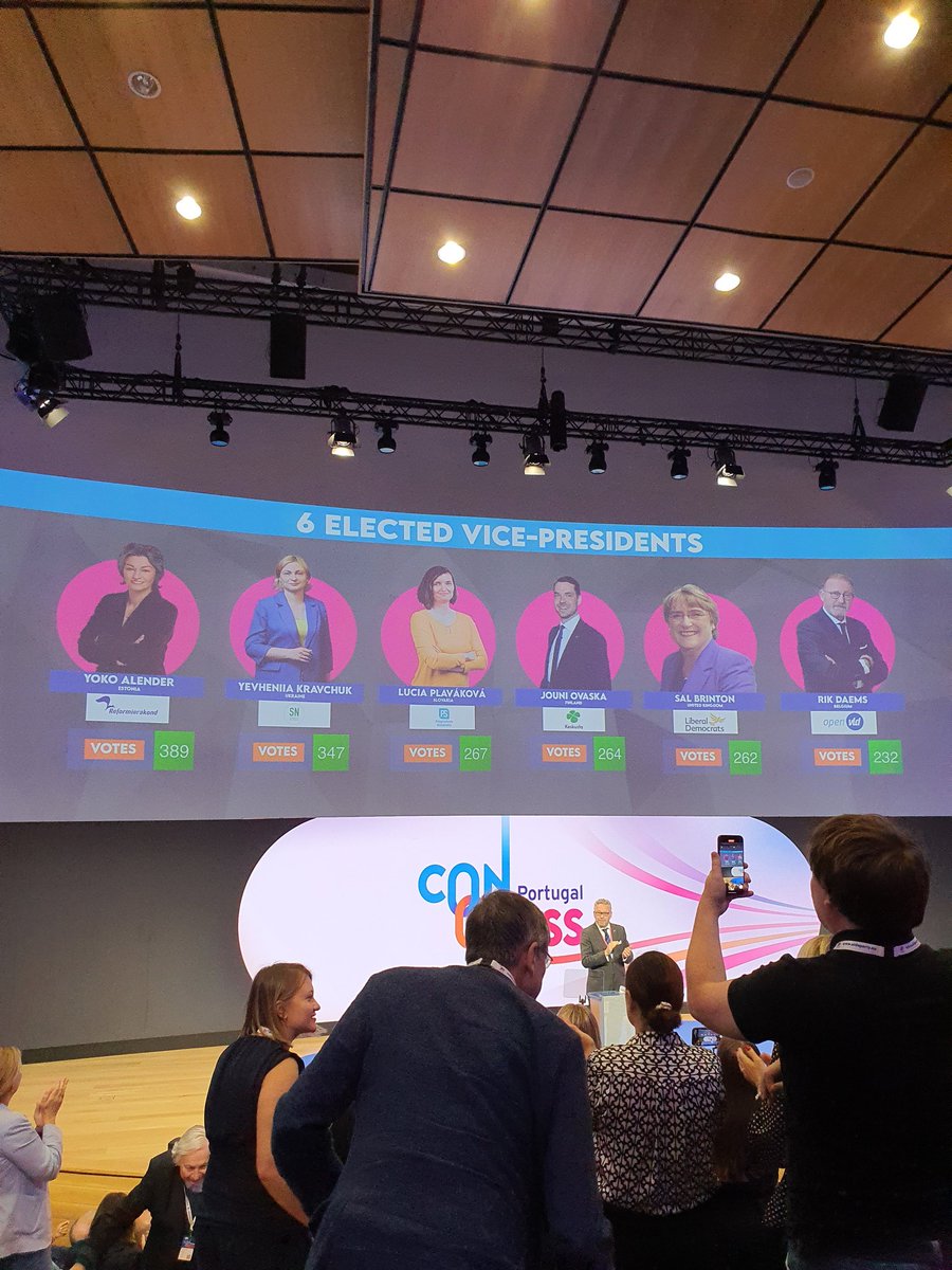 3 ALDE-PACE colleagues have just been elected Vice-Presidents <a href="/ALDEParty/">ALDE Party</a>. This is a great recognition of your work and your fight for the values of liberalism and democracy in Europe! Congratulations <a href="/RikDaems/">Rik Daems</a> <a href="/kravchukev/">Yevheniia Kravchuk</a> <a href="/LuciaPlavakova/">Lucia Plaváková</a> 

<a href="/iulibulai/">Iulian Bulai</a>