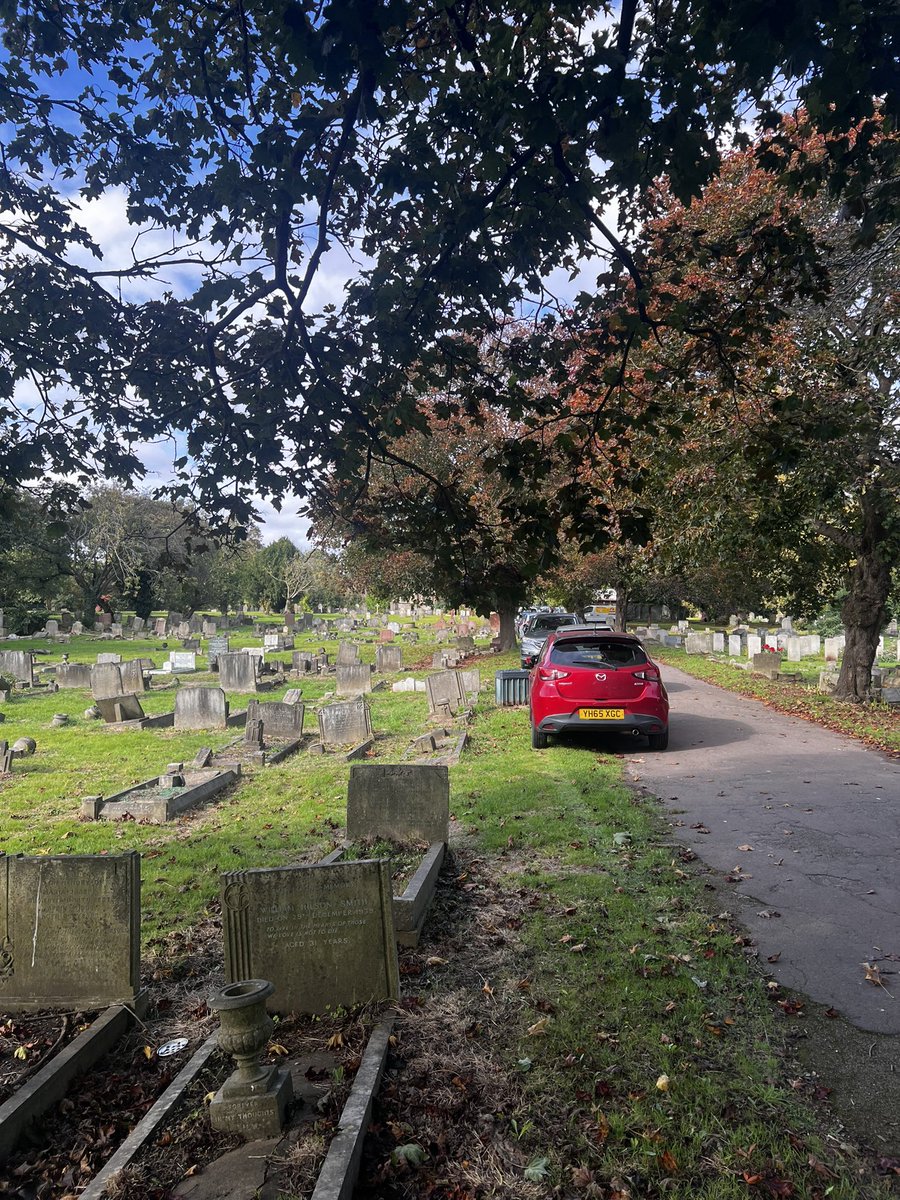 itsjamieex's tweet photo. @EnfieldCouncil I am appalled after visiting London Cemetery this morning and finding cars (belonging to the Greek Orthodox Church) all parked alongside or on top of graves. Can this be looked into with a response to my post please? @MayorofEnfield https://t.co/TkLaUDEWMy