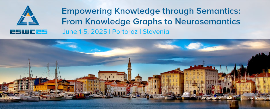 ********************First Call for Papers*********************
22nd European Semantic Web Conference
Dates: June 1- 5, 2025
Venue: Portoroz, Slovenia
Website: 2025.eswc-conferences.org