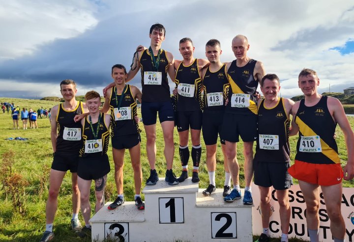 Congratulations to our men's team who were 2nd in the Donegal Senior Cross Country championship in Mullaghderg this morning.
