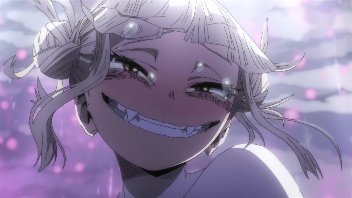 DEKUMIGHTFR's tweet photo. L’épisode de #MyHeroAcademia hier était particulièrement dur, dur car il reflète une certaine realité sociétaire. 💔

Himiko représente bien la personne différente, différente de la société qui l’a rejeté car différente. L’épisode est une véritable leçon, dans le contexte nous discutons d’une oeuvre est d’un récit fictif mais derrière il y a une vrai morale à tirer. 

Quand quelqu’un est différent, rejeté et à l’écart des autres, parler lui, aller le voir. Rien qu’un bonjour pourras faire en sorte que sa journée soit potentiellement rassurante. Derrière chaque être humain se cache une histoire, un vécu, des traumatismes. Ne jugez pas trop vite les gens, et essayez de les comprendre avant tout. Certains n’ont pas cette chance de se sentir intégré. Ayant un vécu bien particuliers, je peux vous assurer que quelques mots peuvent changer l’avenir et la volonté d’une personne. 

Alors foncez et ne reculez pas pour aider votre prochain.