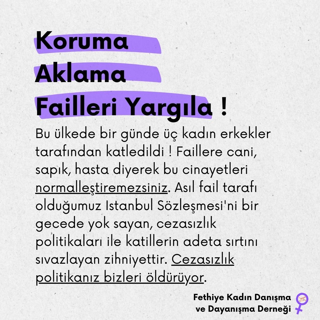 #KadınCinayetleriPolitiktir