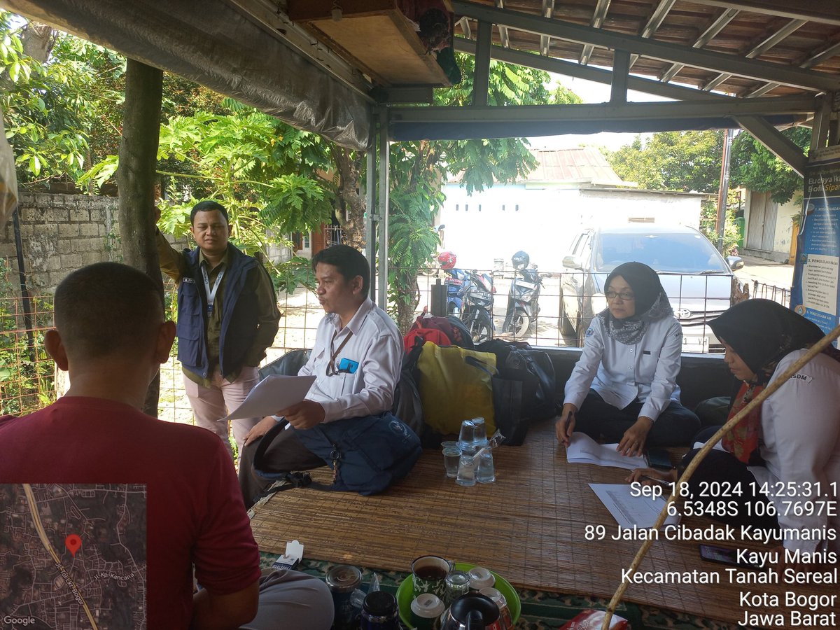 MPatekkai's tweet photo. Rabu (18/9), Patekkai, Luhkan Kota Bogor, mendampingi Tim Pusluh KP dalam Monev Adopsi Inovasi Budidaya  Nila Bioflok Sipanen di Pokdakan Al Ma'arij Berkah Farm Kel. Kayu Manis Kec Tanah Sareal Kota Bogor #GiatLuhkanSatminkalBogor #aktivitas @pusluh_bppsdm @brpbatpp_bogor https://t.co/cLUpnOeaJN
