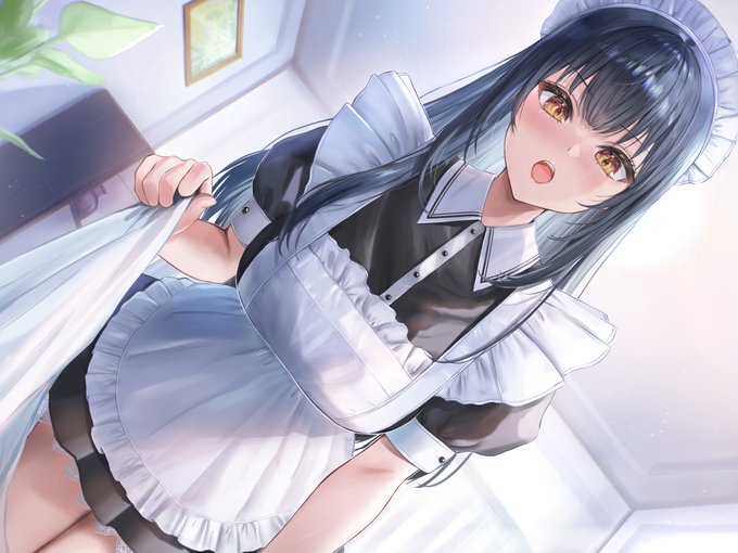 世話焼きな黒髪メイドさん 