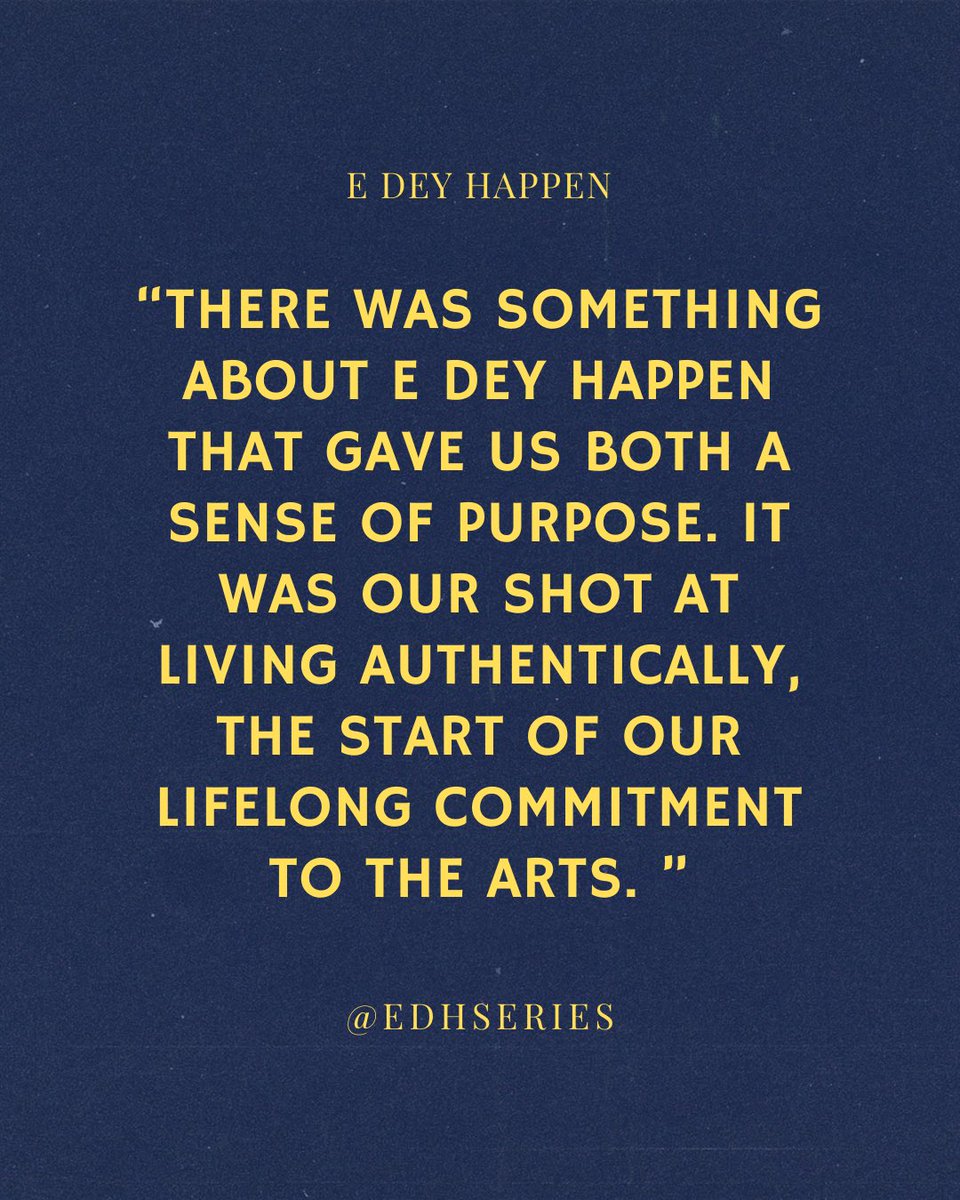 Eccentric_sky's tweet image. Hola! I’m excited to announce that E Dey Happen has officially secured funding for a full season! #edeyhappen 🧵 1/