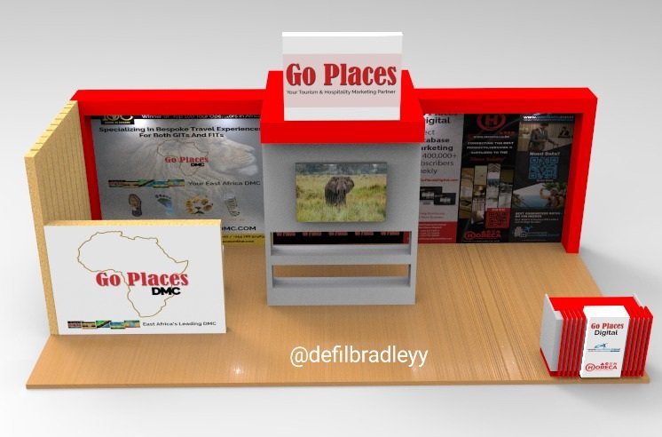 defilbradleyy's tweet image. Beautiful Stand done for Go places at the magical Kenya expo #magicalkenya #exhibition #mkte #magicalkenya2024