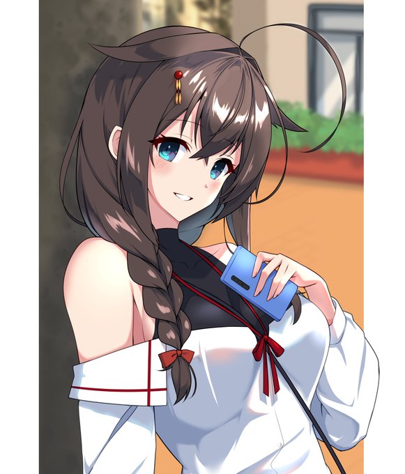 時雨と休日のおデート
待ち合わせ時間より早く来たのに、更に早く待っててくれてる時雨 