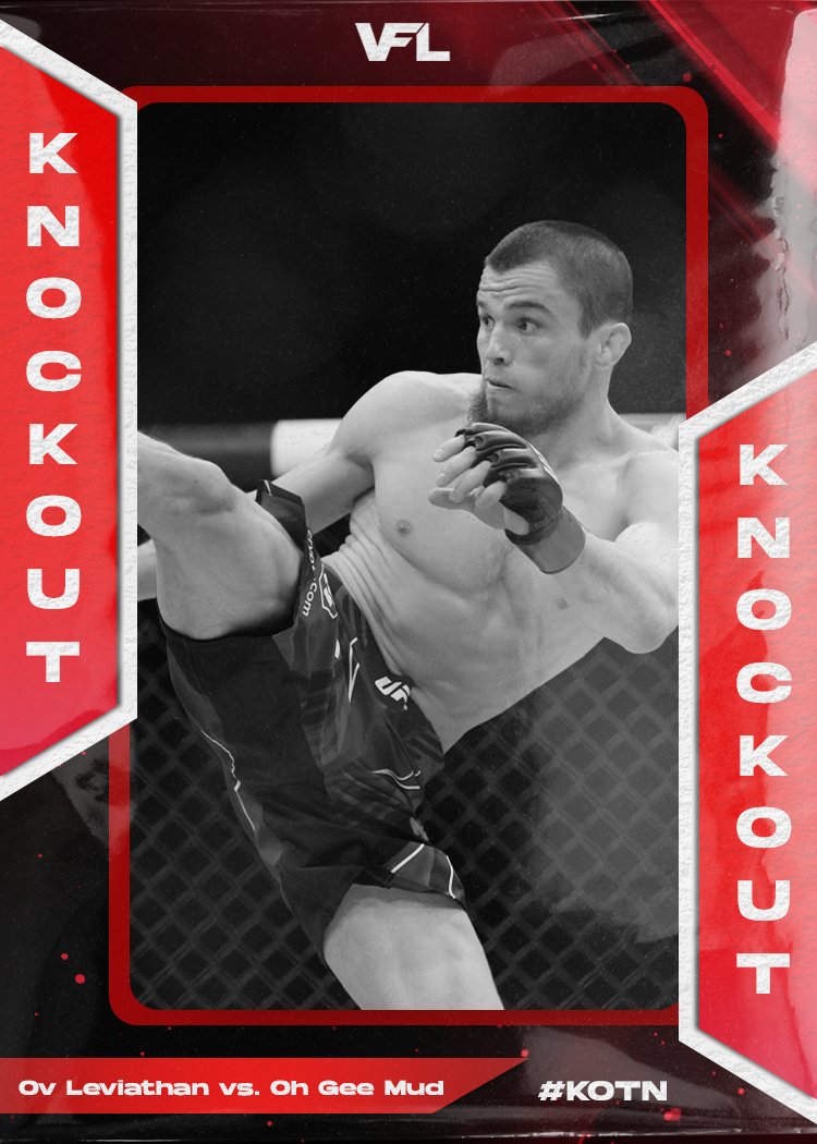 Gringo_AFC's tweet photo. VFL 156 Performance Bonus Awards 💰

🥊 Knockout of the Night - #Leviathan vs. @OhGeeMud

😬 Submission of the Night - #Bailey vs. #Hawk

📸 Fight of the Night - #JACR1907 vs. @WvSamzon

🥇 Performance of the Night - #rngm3lon https://t.co/e7UfAwA9jg