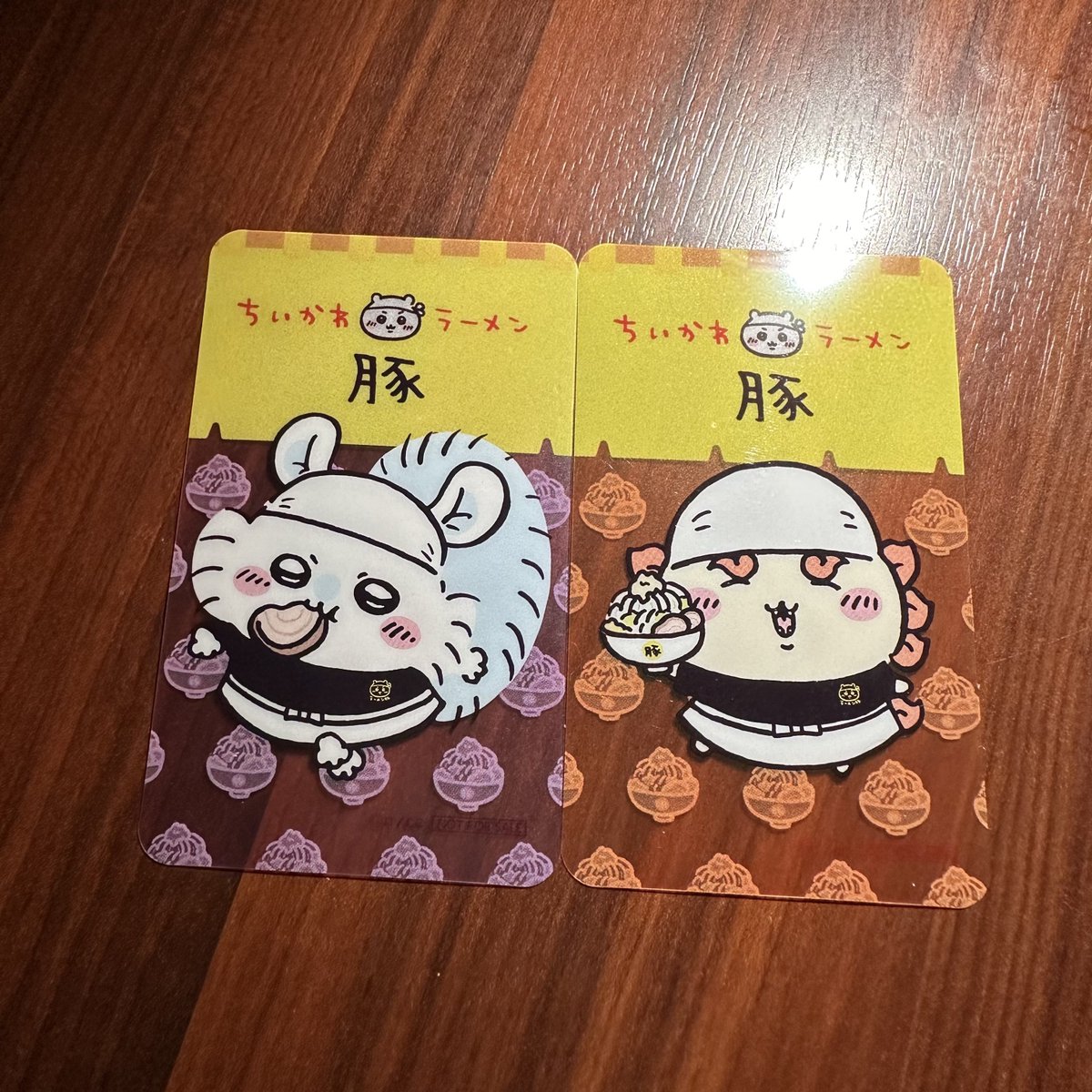 dealaed_'s tweet photo. ちいかわラーメン クリアカード 交換

【譲】モモンガ、シーサー
【求】ハチワレ

本日含め都内手渡し＞郵送希望です。
お気軽にお声掛けください🙇🏻‍♀️ https://t.co/w4lVCKm9Yq