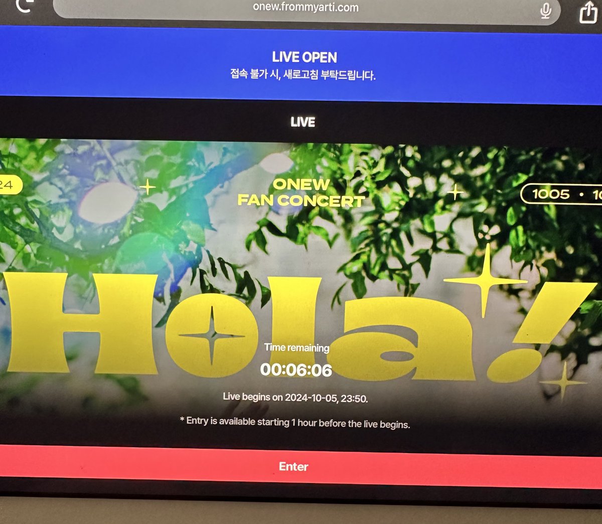 BookSuburbia's tweet image. Raise your hand if you are #TeamNoSleep 🙋🏻‍♀️!!! Took a 2 hr #powernap and I’m all ready to watch my PRINCE after 580 DAYS of me not seeing him perfom LIVE😭😭😭😭😭😭😭😭😭
I am so happy I could CRYYY😭🫶🏻🐰🩵
#ONEW_HOLA
#ONEW
@ONEW_GRIFFIN