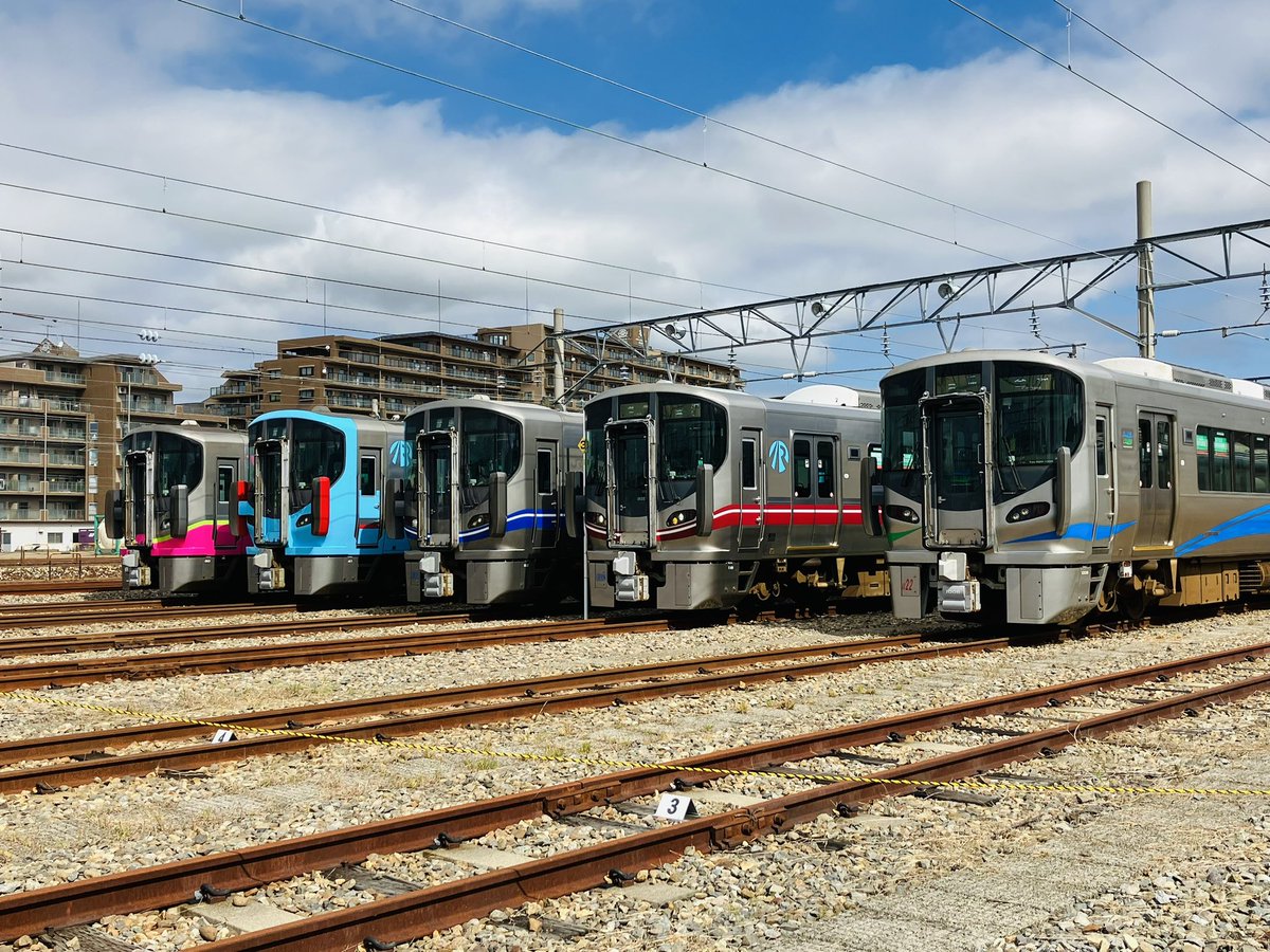 521系車両撮影会 開催🚃‼️ ／ 絶好の撮影会日和☀️ 初の試みでしたが