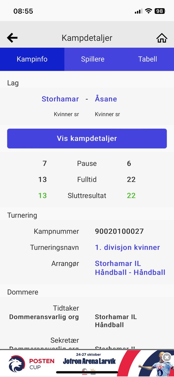 AsaneHandball's tweet photo. Jentene kom treeeegt i gang mot Storhamar, på Hamar.
I 2. omgang var turboen på fra start og vi får med oss en fin seier fra Innlandet. https://t.co/RlbiTNixn8