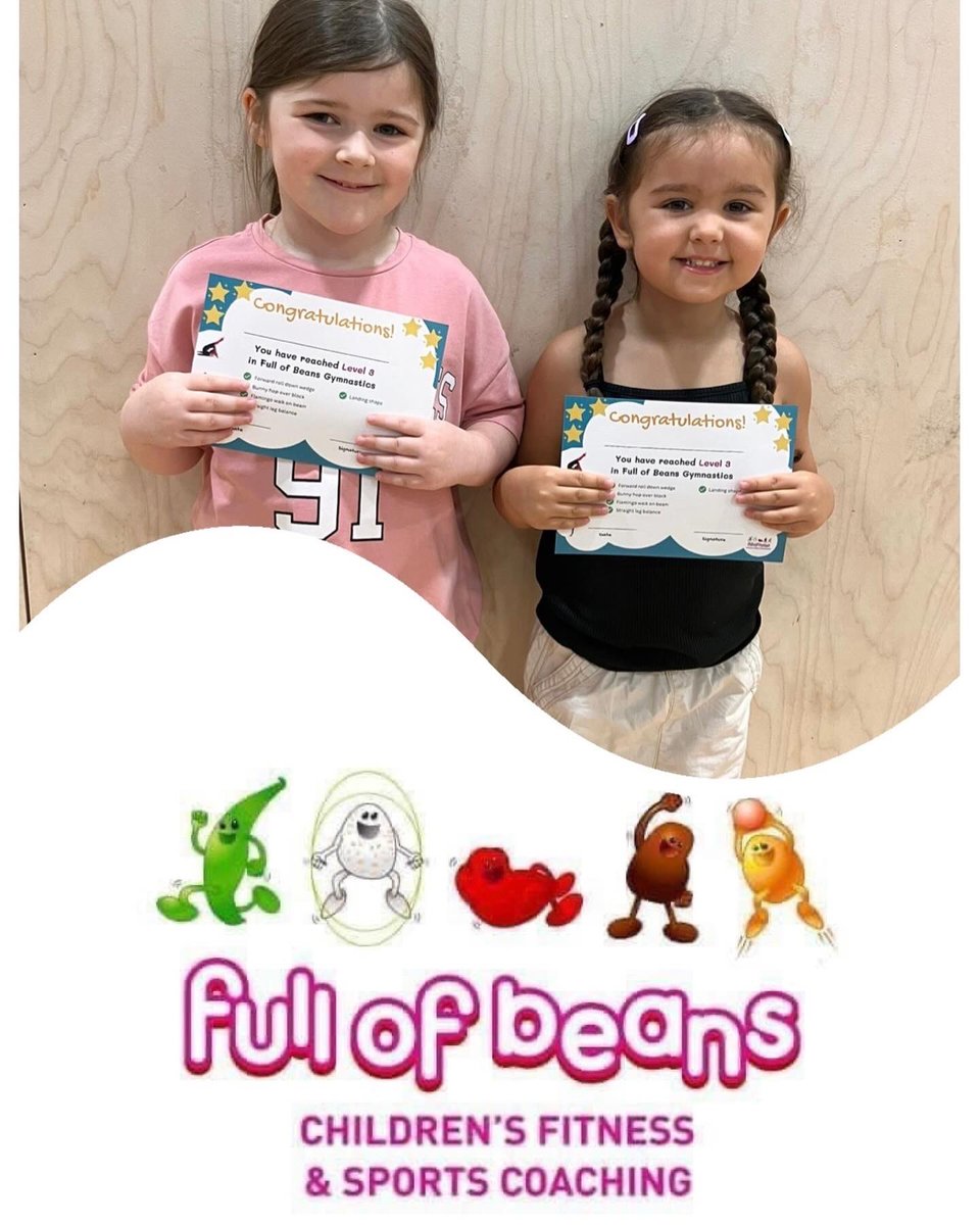 🤩 Congratulations on all our gymnasts receiving their certificates today. We focused on the vault today 🤸🏻🤸🏾‍♂️🤸🏽‍♀️

2 weeks left of this term !
More info to follow on our next group of classes after October half term. 

fullofbeansfitness.co.uk