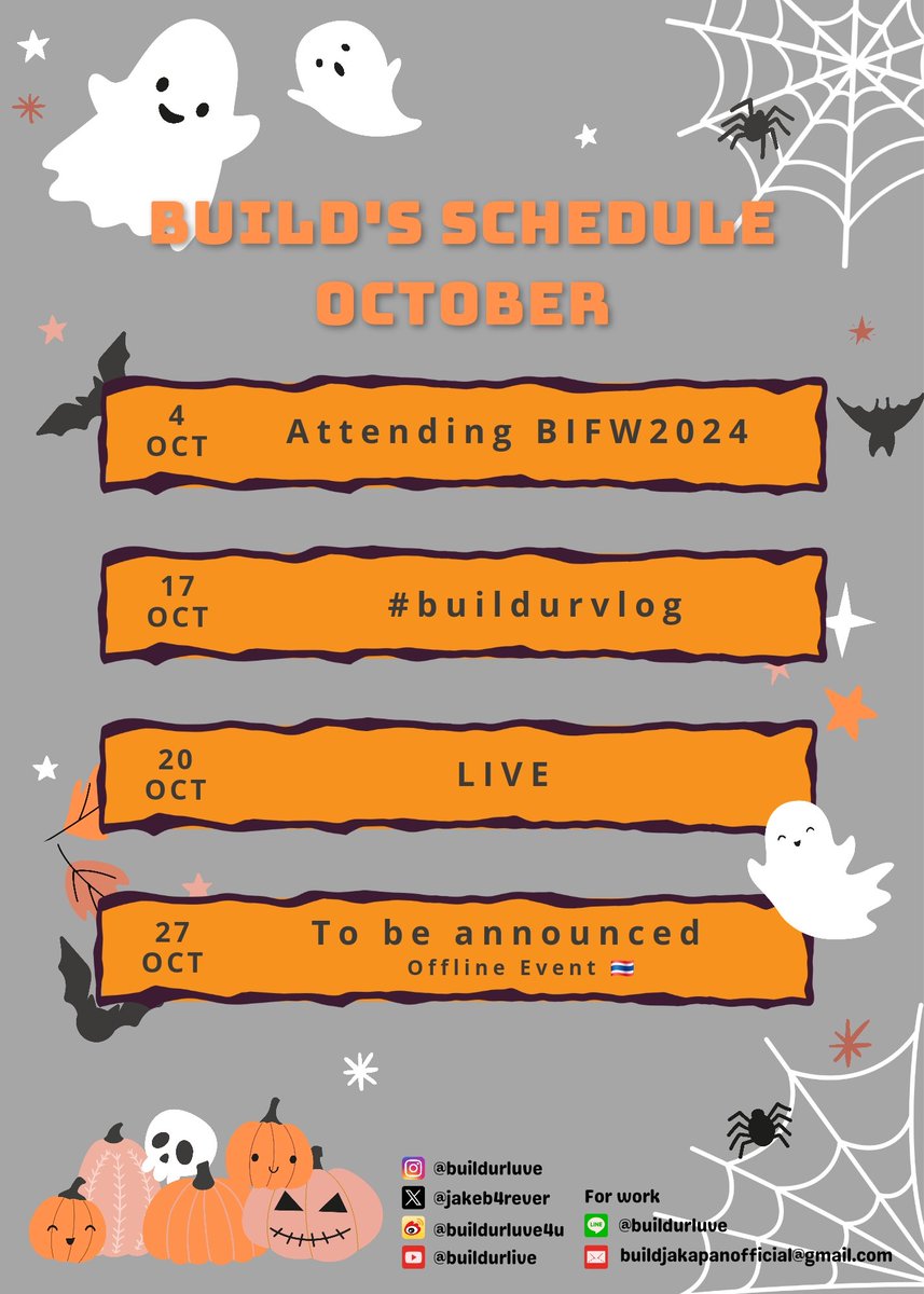 buildyourlove4u's tweet photo. ประกาศอัพเดทตารางงานเพิ่มเติมนะค้าาาา มีงานให้เจอกันที่ไทยด้วย อิอิ คิดถึงไม่ไหววว

Event Schedule Update!

We have some additional events to announce! There will be an event in Thailand too. Hehe, I miss you all so much and can’t wait to see you!

@JakeB4rever 
#BuildJakapan
#Beyourluve
#BuildsSchedule