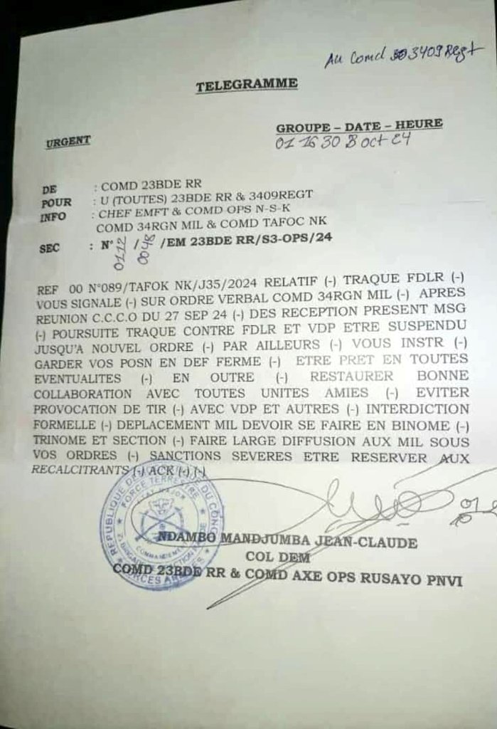 MaishaRdc's tweet photo. #GL_RDC_ONU: 

Pour comprendre la diplomatie congolaise, et les attentes attendues du processus de Luanda. 

Les processus de Nairobi n'existent que de nom à l'instant, car tous les groupes armés locaux censés être désarmés, sont devenus des alliés officiels des FARDC, rebaptisés wazalendo, mélangés aux Fdlr , coalisés pour combattre uniquement le m23, qualifié par le Gouvernement congolais d'un groupe armé des envahisseurs Tutsis rwandais, qui cherchent des terres au Kivu, en y implantant des populations Rwandaises, qui ne sont que ces réfugiés congolais Tutsis ayant maintenant 30 ans dans les camps des réfugiés. 

On avait fait semblant d'arrêter un General Fardc pour collaboration avec les FDLR, mais cela n'a pas empêché que ces mêmes Fdlr continuent d'être fournies des armes et munitions de guerre , même celles nouvelles acquises par la RDC. 

Tout apparaît comme c'était une façon de calmer les @USAenFrancais, @eu_eeas, et @ONU_fr qui faisaient pression à Kinshasa de cesser d'armer les FDLR. Mais pratiquement c'est le même travail qui a continué et continue sur terrain au point de chercher à les renforcer par des anciens genocidaires condamnés par le TPIRDC, qui sont au Niger. 

La bonne lecture de la diplomatie congolaise se trouve ici 👇👇👇 Seuls @PatrickMuyaya @julienpalukucom @butondonzangi @JustinBitakwira @ChristopheLutu2 @RDCongoMAE  @VitalKamerhe1 et @Presidence_RDC sont capables d'éclairer sur cette diplomatie sombre , et qui démontre la mauvaise foi dans la recherche d'une solution pacifique à la crise qui écume le Kivu depuis des années.

@OIFrancophonie @CZacharopoulou @francediplo @NDeRiviere @Lacroix_UN @_AfricanUnion @AUC_MoussaFaki @EU_Commission @EUatUN @UNOSAPG @NBerlangaEU @WairimuANderitu @UNOSAPG @AsstSecStateAF @JuttaUrpilainen @AlgeriaUN
@PMUN_Guy
@MaltaUNMission 
@swiss_un @UNDSS @SCRtweets @un_council
@UsambUN 
@Denmark_UN
@UKUN_NewYork
@CanadaUN
@FranceONU @AUC_MoussaFaki @HuangXia16 @StateDeptSpox @SecBlinken @JosepBorrellF @eucopresident @antonioguterres