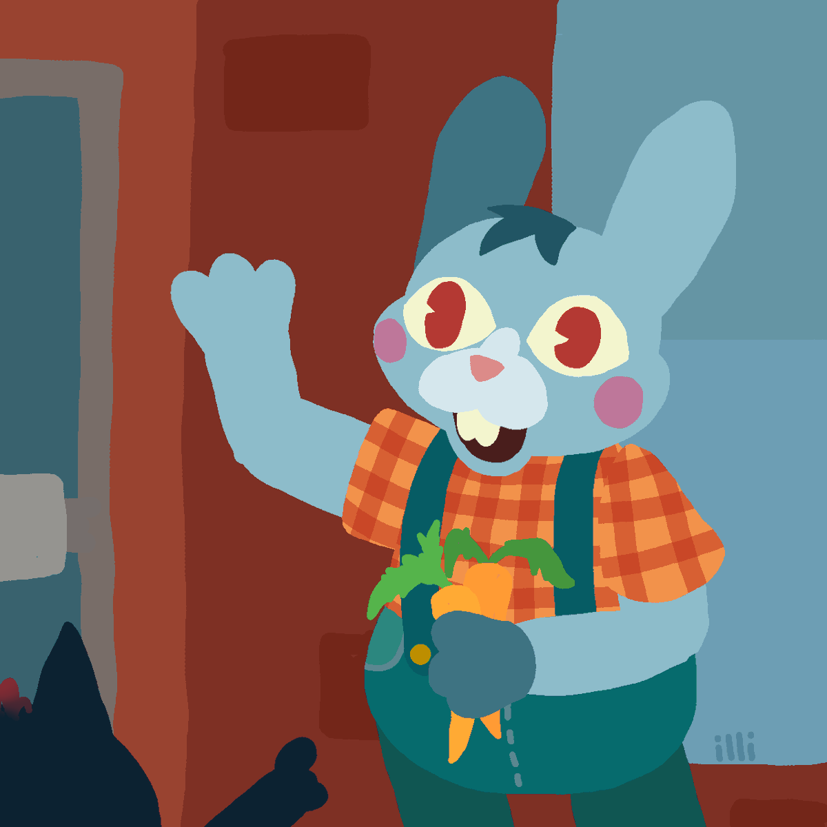 #Maetober2024 day 4: bunny
ive always wanted to draw these guys bc i LOVE animatronics but never got around to it. maybe ill stylize em one day lol
#maetober #nitw #nightinthewoods