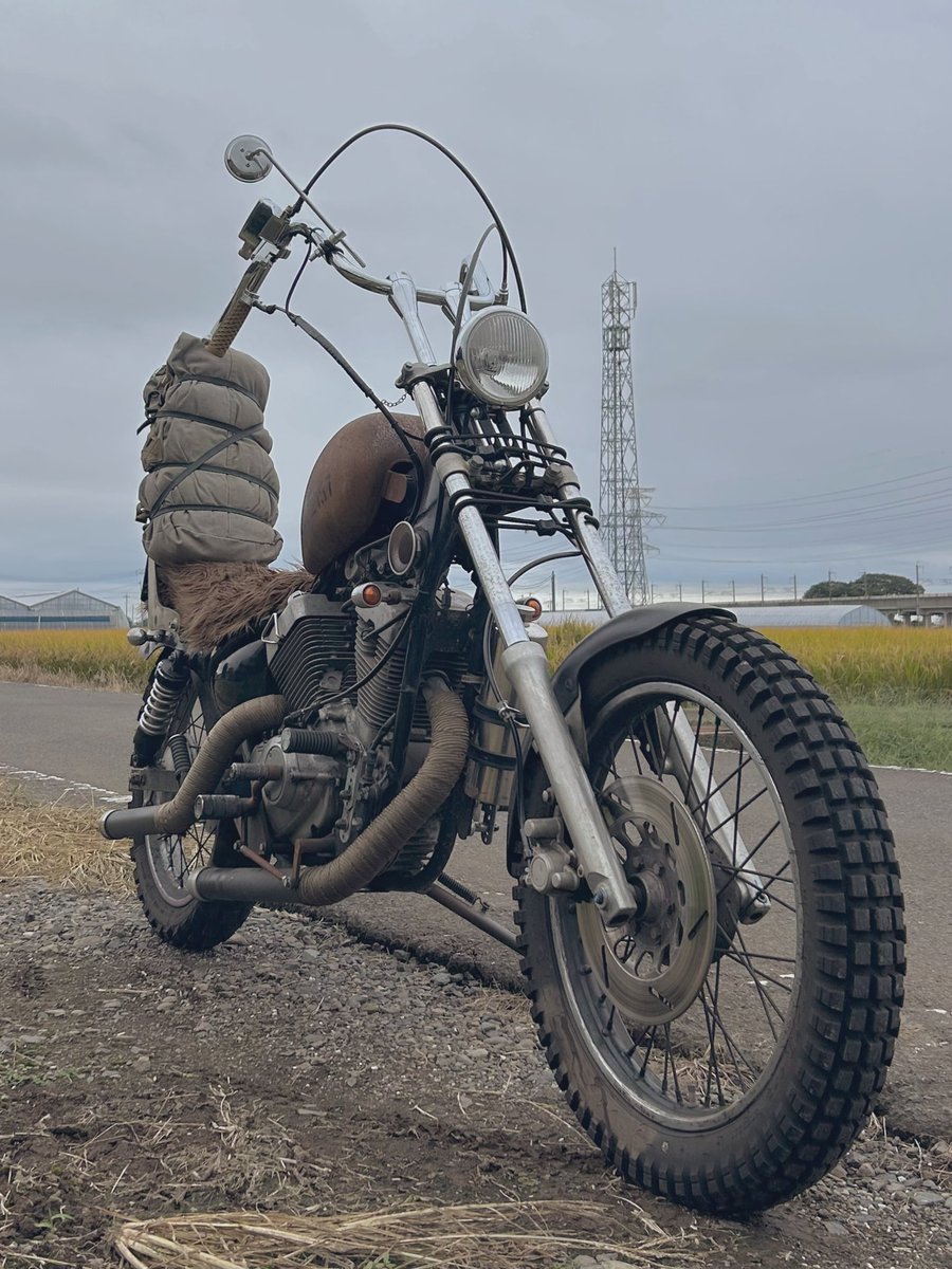 試走 #XV250 #ビラーゴ #B級チョッパー #ラットスタイル