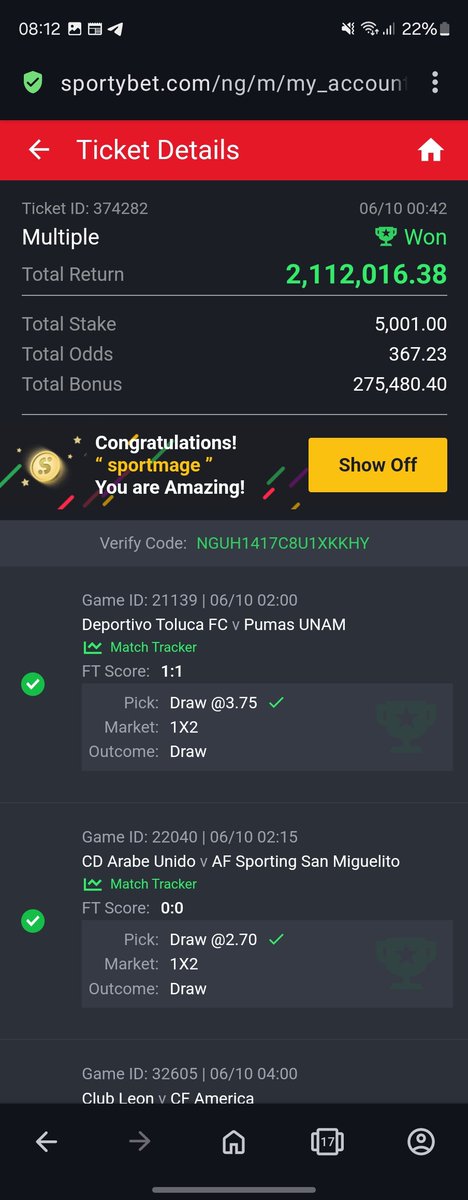 <a href="/Miztaprinceben/">iamBigBen🦅</a> Thanks bro, 2m is home once again 💥💥. You're the best