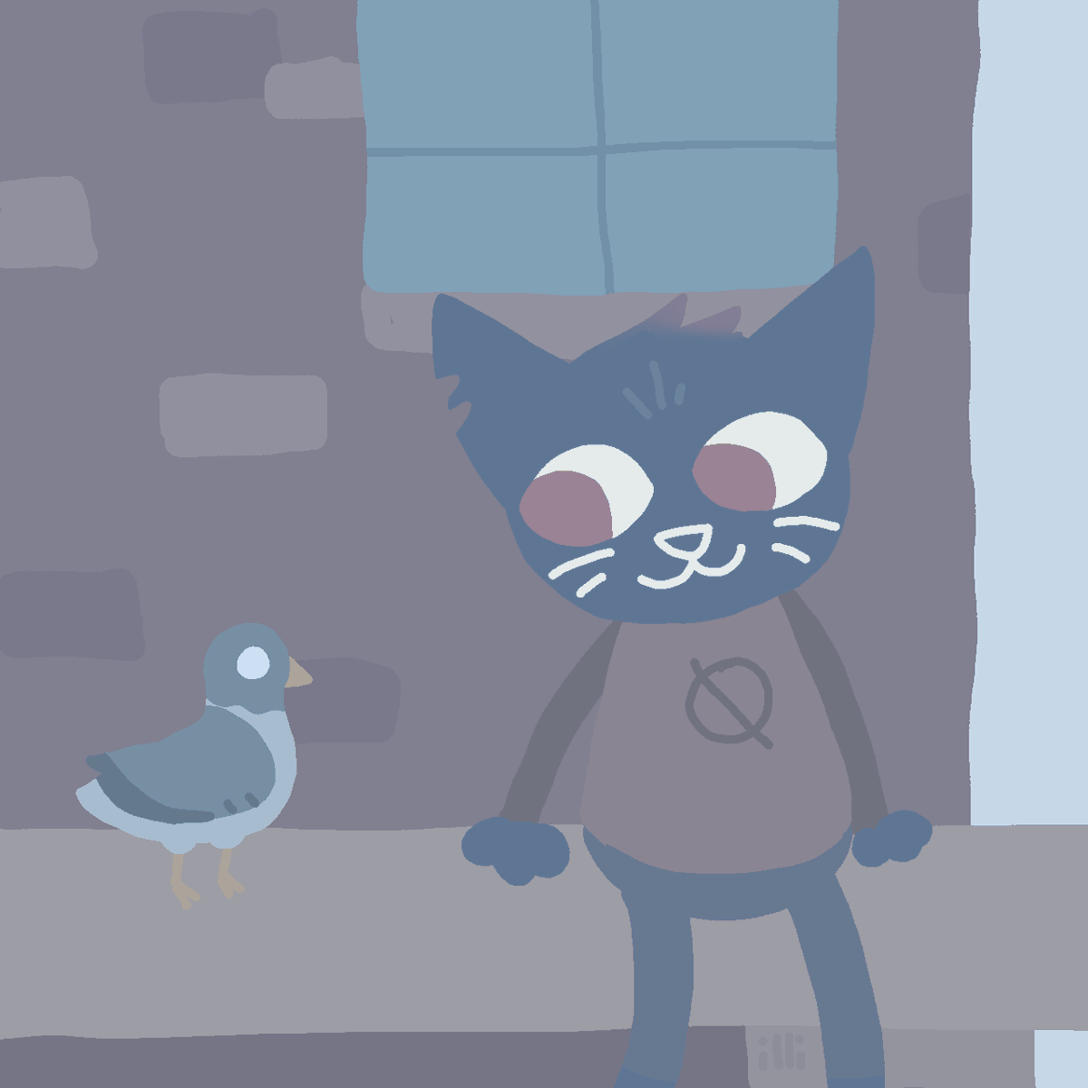 #Maetober2024 day 5: silence
nothin like lil friend on a rainy day :3
#maetober #nitw #nightinthewoods