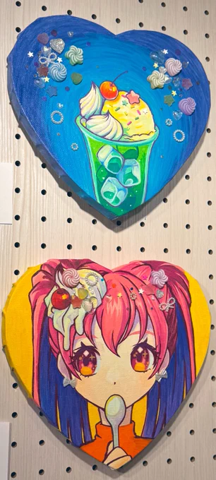 搬入完了!原画・各種アクキー販売します。 cute&amp;cute展は、秋葉原と御徒町の真ん中、 創作空間café アトリエ秋葉原店 にて、10/7〜10/29まで。(水曜定休日) #cute_cute