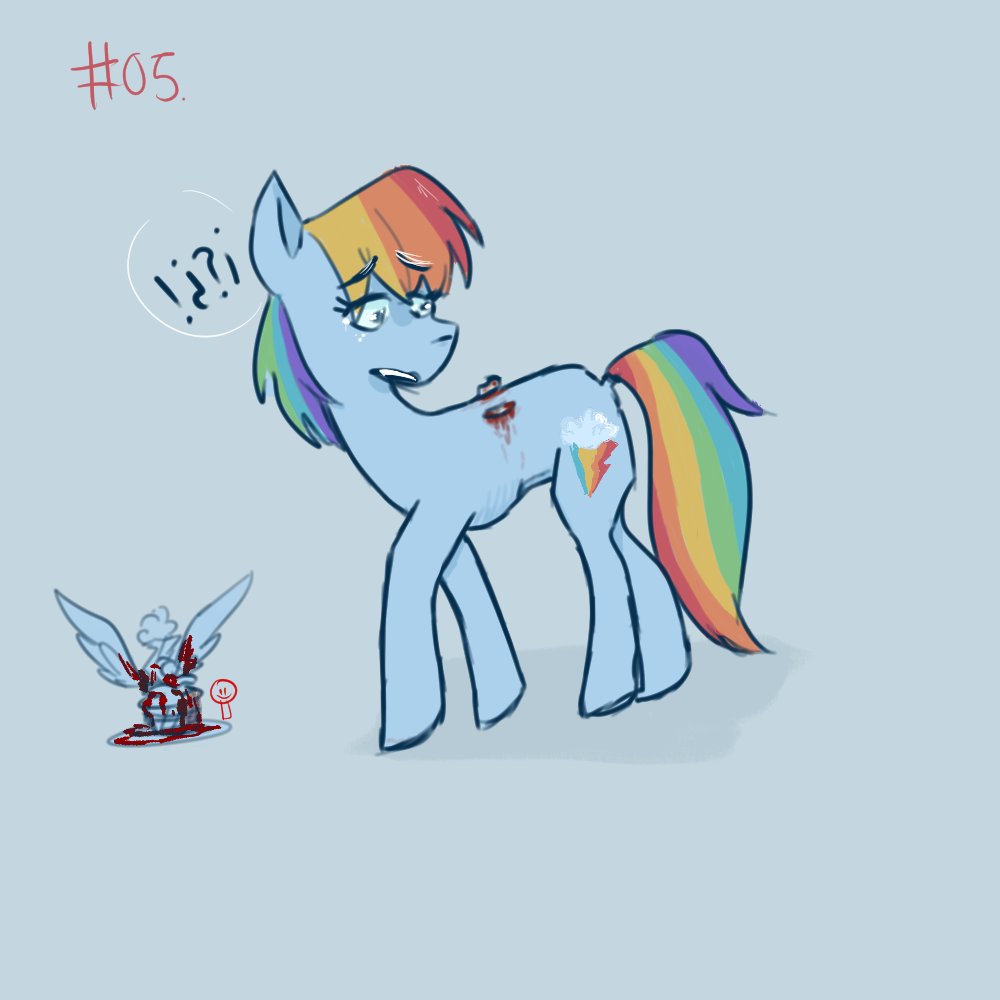 JakeCallMee's tweet image. #goretober2024 #pvz #pvzocs #pvzoc #plantsvszombies #mlpfanart
#mlpg4 #rainbowdash
Reponiendo los días que me han faltado por dibujar los últimos ya están hechos con mucho sueño ya era tarde