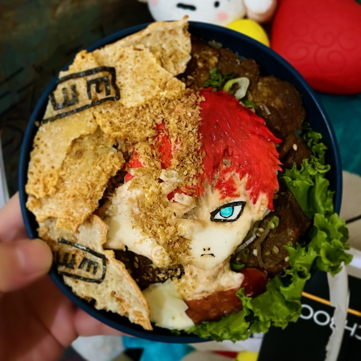 お宝　ナルト　カップラー麺タオル　ちびきゅんキャラ　ボルト グッズ-ハンカチ】BORUTO-ボルト- NARUTO NEXT GENERATIONS がー