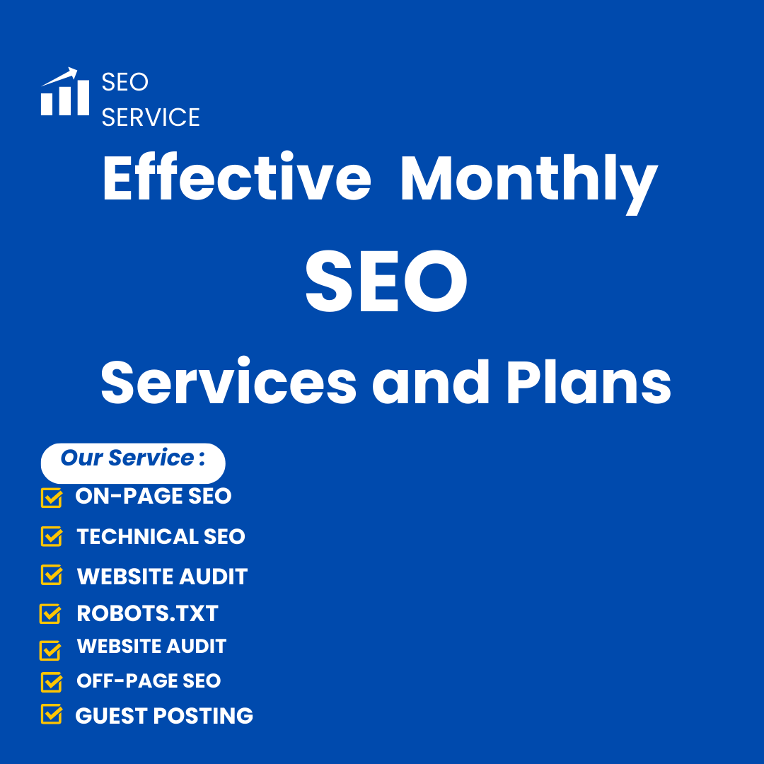I will provide effective monthly SEO services and plans for growth and ranking on Google Top.
For more info visit: shorturl.at/1LWCl

#UFC307 #WWEBadBlood #Thalapathy69 #JISOO #ZAAR #Gandapur