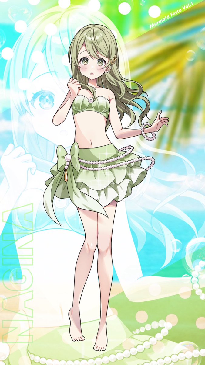 «歌ってみた»
🏖☀️Mermaid festa-vol.1

昨日上がった歌ってみたはどうだったでしょうか…！

水着衣装を描いていただけるの初めての機会で新鮮でした（т-т）💚
ぜひ画像でも動画でもたくさん見て頂けたらうれしいです✨️✨

▫️Illust
さくこ様 #p_3026