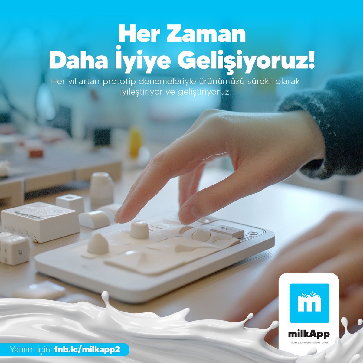 İlk yılımızda yalnızca 3 prototip denemesi gerçekleştirmişken, ikinci yılımızda bu sayıyı tam 12’ye çıkararak büyük bir adım attık. 💫
Bu artış, ürünümüzü sürekli olarak iyileştirdiğimizi ve geliştirdiğimizi net bir şekilde ortaya koyuyor. ✅ 
 fnb.lc/milkapp2
<a href="/fonbulucu/">fonbulucu</a>