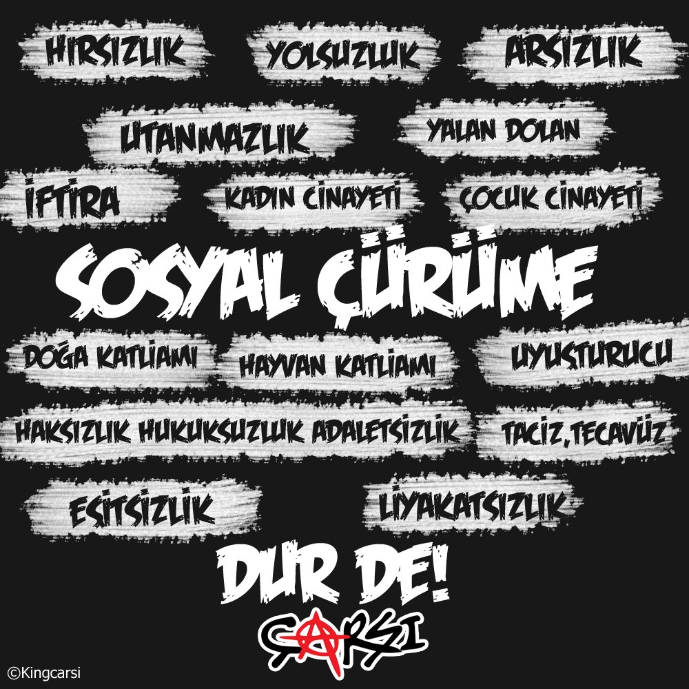 KingcArsi's tweet photo. SOSYAL ÇÜRÜME...
Bir ülkede bunlar devamlı ve süreklilik hale gelmişse üzgünüz çürümüşlük başlamıştır.
iyi bir EĞİTİM
iyi bir YARGI sistemi ile bu çürümüşlüğün önüne geçebiliriz.
Reçete belli;
SUSMA,ALIŞMA ve NORMALLEŞTİRME
DUR DE!
#KadınaVeÇocuğaDokunma https://t.co/toNs1oZdEY