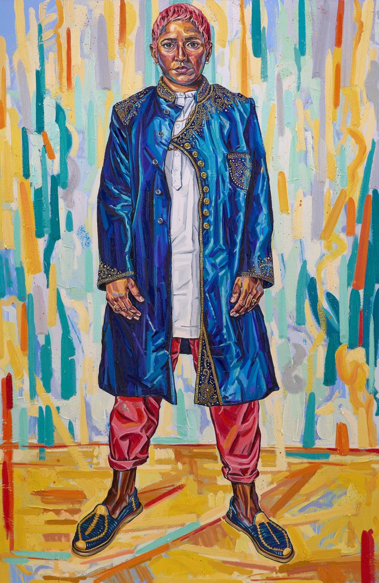 This week 'Past, Present, Future' opened <a href="/ArtAcademy/">Art Academy</a>'s new Bankside gallery. This exhibition brings together work by artists associated with the school &amp; includes my large portrait of <a href="/reetaloi/">Reeta Loi</a> 

The Art Academy
185 Park Street, London, SE1 9BL
2nd-25th Oct

#AAL #theartacademy