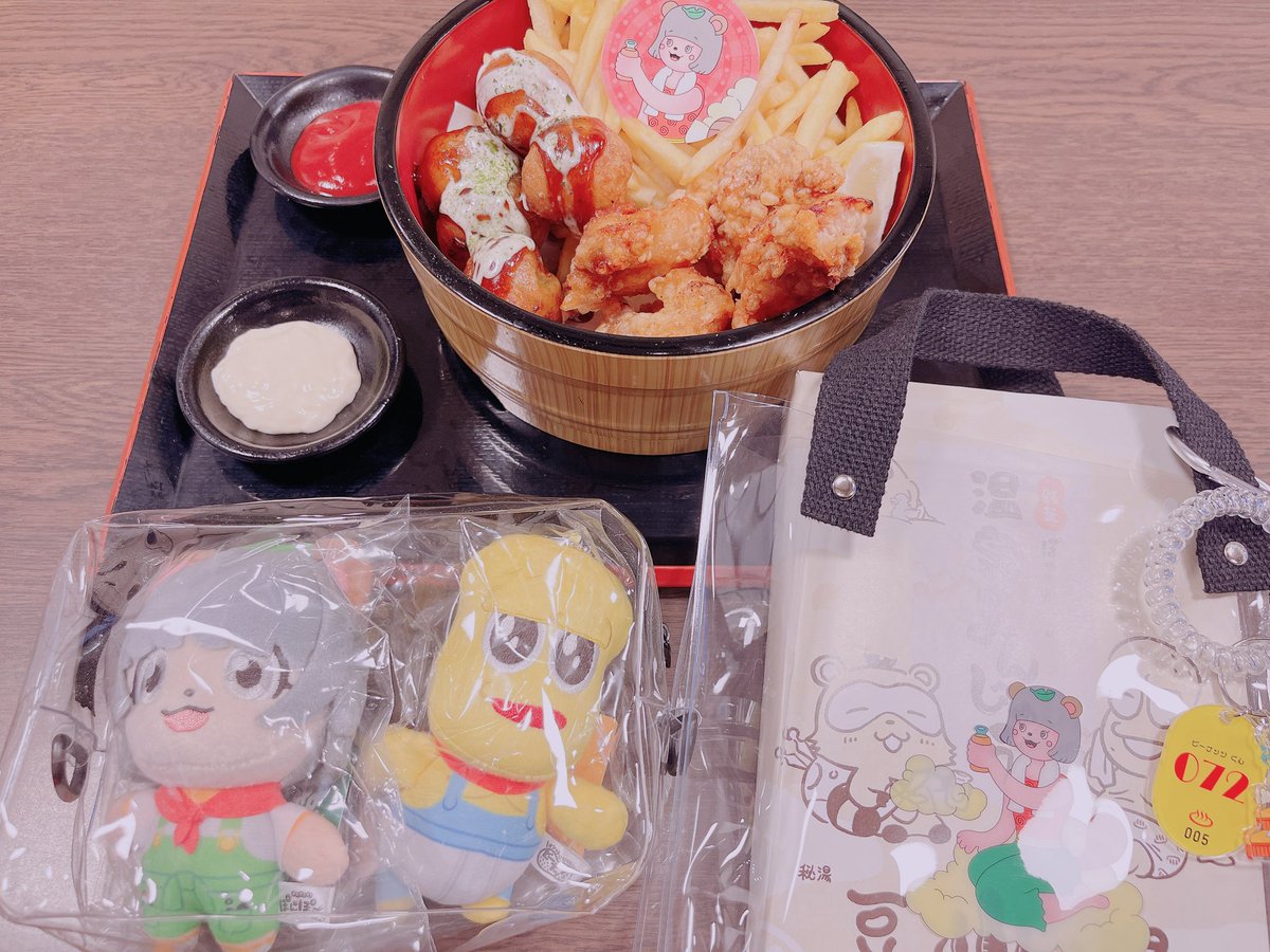 ラムネの湯♨️堪能しました!何気にぽこピーコラボ初めてだったので満足感すごいし楽しかった〜 #ぽこピ～の湯 