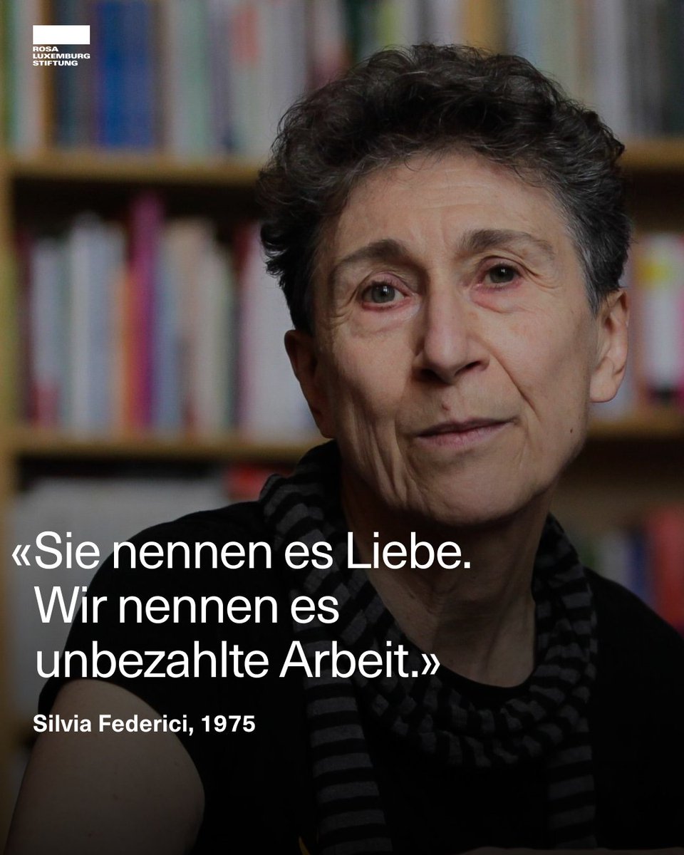 So lautet der erste Satz des Manifests «Wages Against Housework» (1975) der italienisch-amerikanischen Philosophin und Aktivistin Silvia Federici. 🧵

#Feminismus