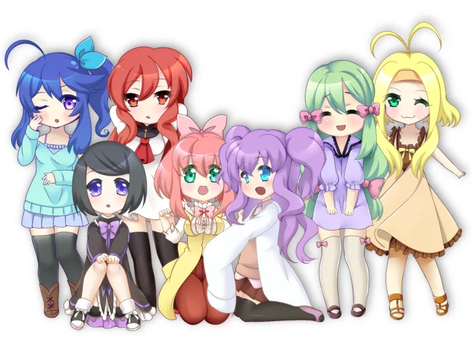 七色の姉妹どの子が好み?#oc 