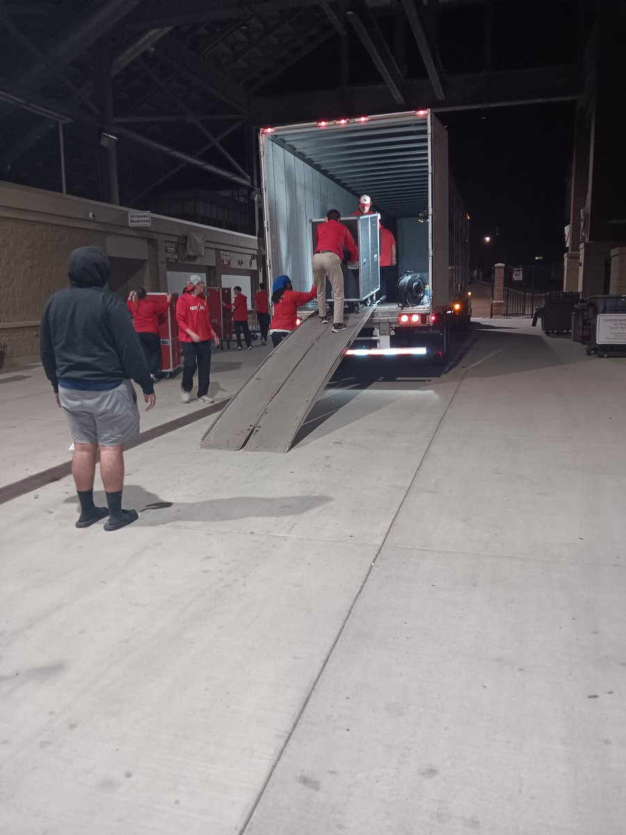 Unloading is always easier after a road win.
