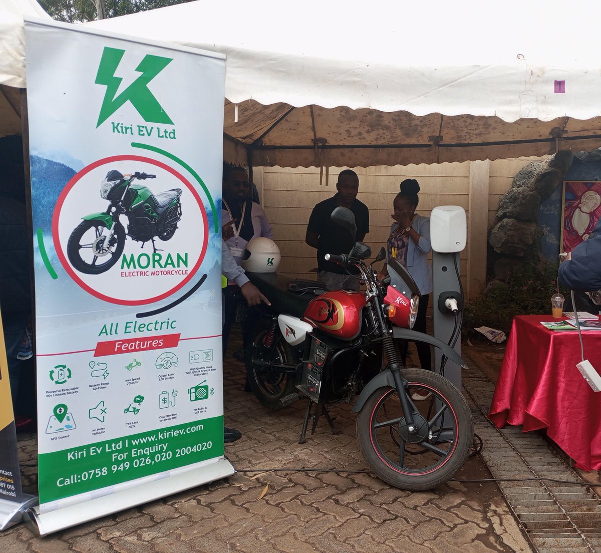 electricKiri's tweet photo. Come and learn more about electric motorcycles at the St. Clare Parish (Kasarani) 6th Business Expo on 6th October

#electricmobility #SustainableSundays #KiriEV #Futureiselectric #electricmotorcycles https://t.co/ViNVOXg9nf