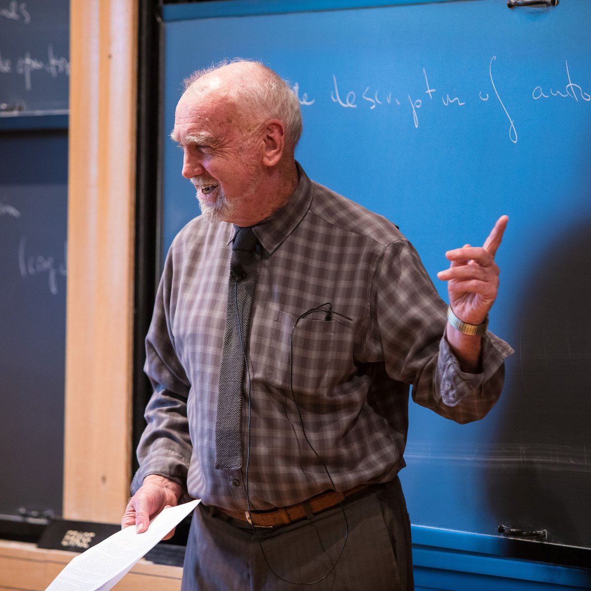 abel_prize's tweet photo. Happy birthday to Robert P. Langlands! 😃
Langlands received the Abel Prize in 2018 for “his visionary program connecting representation theory to number theory.”
#Langlandsprogram #Abelprize #Abelprize2018 #mathematics #science https://t.co/v98HzH4HyD