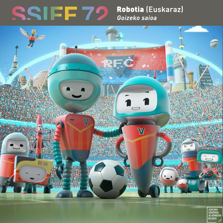 GolemBilbao's tweet image. Hoy terminamos el periplo por la edición 72 del @sansebastianfes en @AzkunaZentroa con:
✨ 12 h: #Robotia (Euskaraz)
✨ 18 h: #AzkenErromantiakoak, Nuevos Directores
✨ 20 h: #QuandVientLAutomne, premiado François Ozon
Entradas-Sarrerak 🎟️: ow.ly/r8A550TE1LV