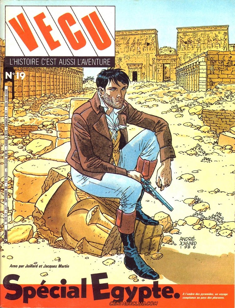 centaurclub's tweet image. #Vécu n°19 de septembre 1986.
Couverture d'André #Juillard
Article de "Autopsie d'une momie" par le Doktor #Grossgrabenstein.

+ de details : centaurclub.com/forum/viewtopi…

#blakeetmortimer
#mysteregrandepyramide
#EPJacobs