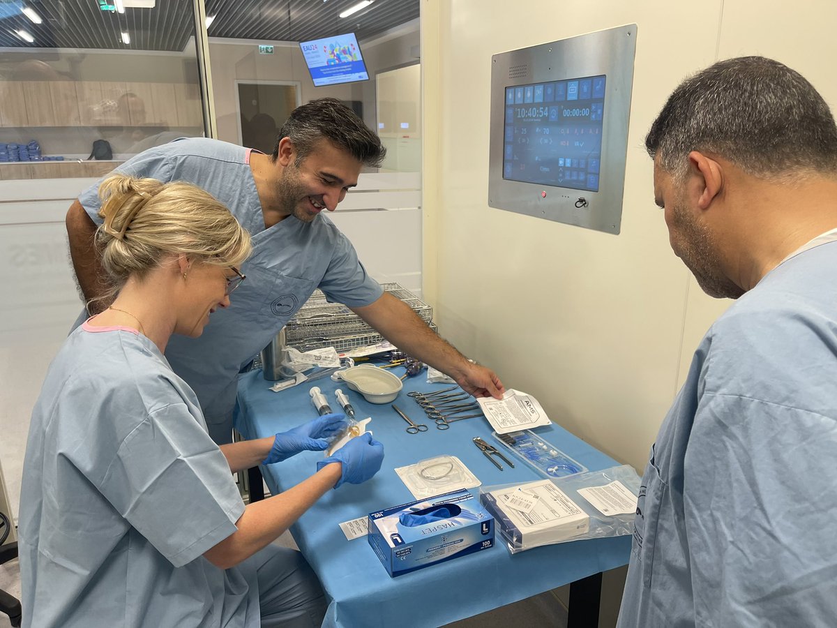 Robotic porcine model AUS implantation course <a href="/RMKAIMES/">RMK AIMES</a> training center in Istanbul today!
Great to have world class experts with us…🤩
<a href="/DrMarniqueB/">Marni Basto</a> <a href="/urohash/">Prof. Dr. H. Hashim</a> <a href="/EmreHuri_MD/">Prof. Emre Huri, MD, PhD, FEBU</a> <a href="/serdariks/">SERDAR AYDIN</a> <a href="/BPeyronnet/">Benoît Peyronnet</a> <a href="/ERUSrobotics/">ERUS Robotic Urology</a> <a href="/Uroweb/">European Association of Urology (EAU)</a> <a href="/eauesut/">European Section of Uro-Technology (ESUT)</a> <a href="/UrowebESU/">European School of Urology (EAU ESU)</a> <a href="/ilkantatar/">prof.dr.ilkantatar</a> <a href="/bostonsci/">Boston Scientific</a>