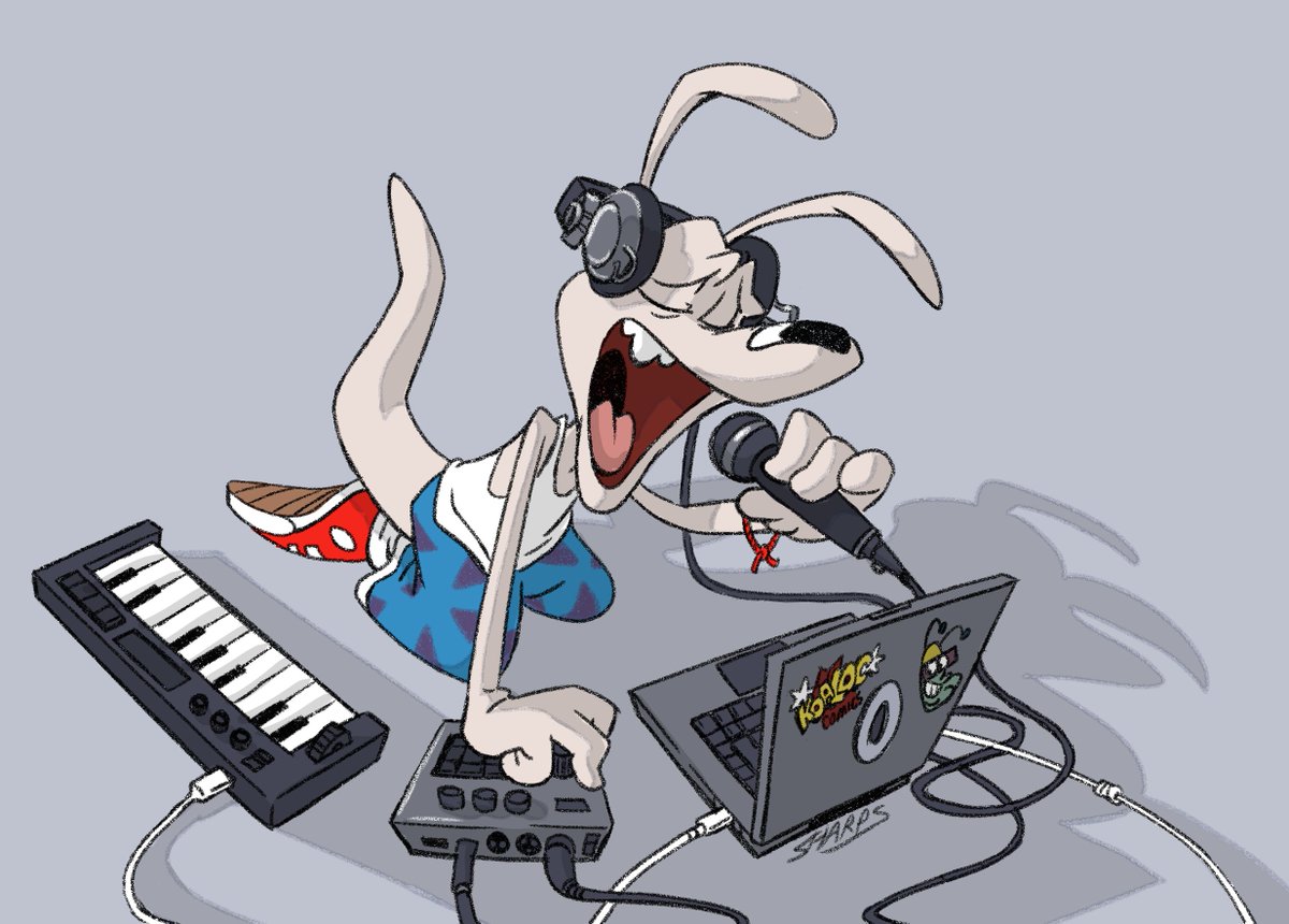 SharpySketch's tweet photo. old Rocko piece! https://t.co/4Cfke6IHUF
