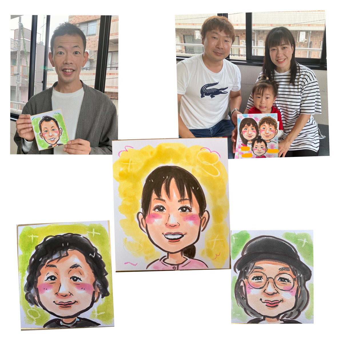 umasenn's tweet photo. おださがロードフェスタの似顔絵出店ありがとうございました！
大盛況で11時から終わりまで描きっぱなしで25組様をお描き致しました✨
　
近所の友達も描きに来てくれたり、差し入れをくれたりとありがたいおださがとなりました！
　
#おださがロードフェスタ　#小田急相模原　#おださが https://t.co/iWw7dzZcmy