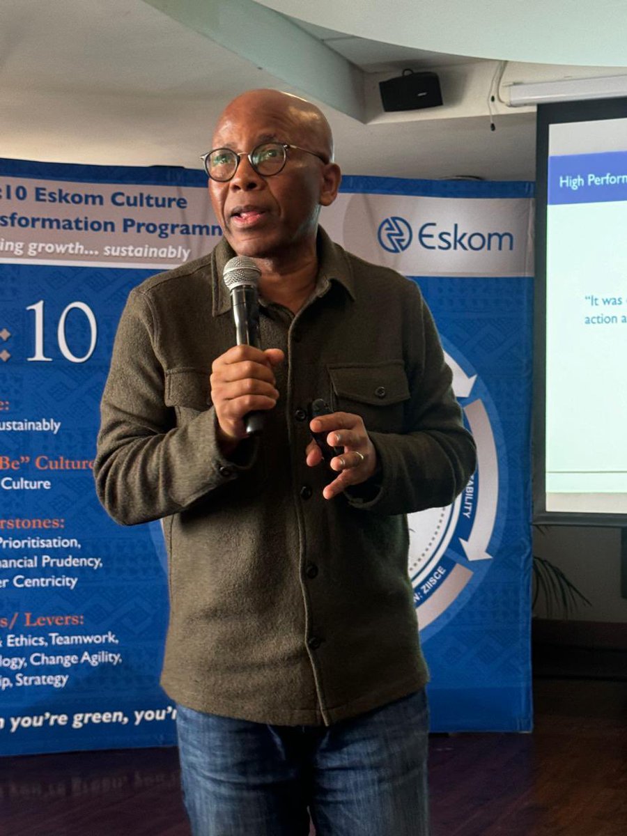 mteton's tweet photo. Thank you Sim Tshabalala for helping us rebuild a high performance and ethical culture in Eskom. #CustomerCentricity #Integrity #EmployeeEngagement https://t.co/661eIUUyXX