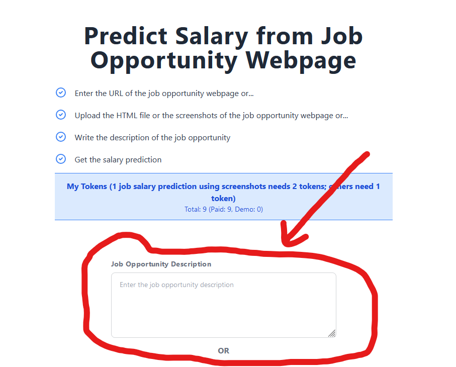 PredictSalary's tweet photo. Predicting job opportunity salaries has become easier. 🏖️

Write the job opportunity description. ✍️

Then get the prediction.

https://t.co/efh1QWlCoa https://t.co/U4wBfYOl5m