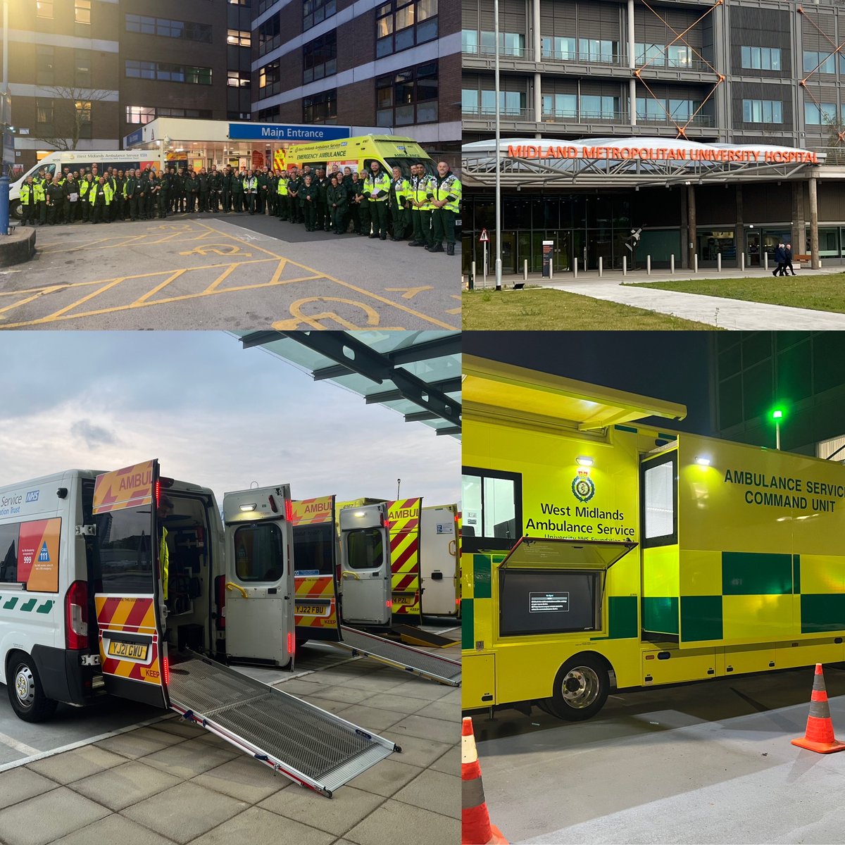 The new Midland Metropolitan University Hospital is open!
A big thank you to the 80 staff across the organisation who are today transferring almost 200 patients from Sandwell Hospital across 33 PTS and 999 ambulances. 
Please note, as of 5am today, A&amp;E at Sandwell is now closed.