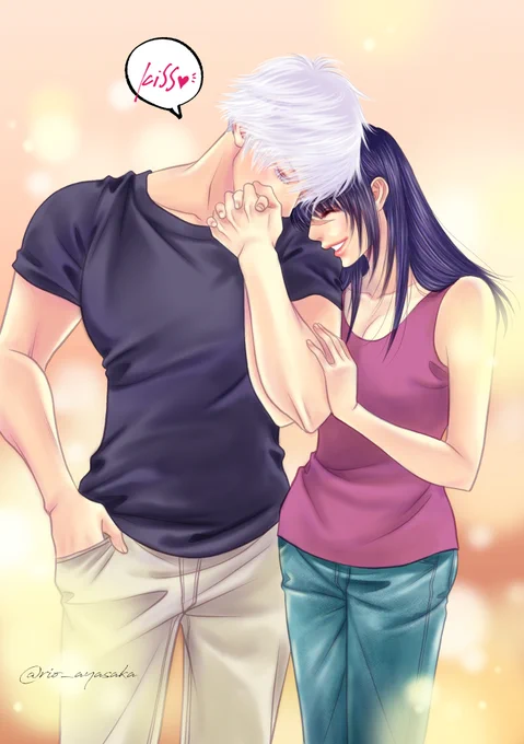 #10月になったのでフォロワーさんに自己紹介しようぜ 一応、水彩画家(兼漫画家)のアカウントなんですけど、呪術にはまってから二次創作ばっかりのアカと化しましした……。最近は恋と深空にどハマりしてます。描いて愛情表現するタイプのオタク。 