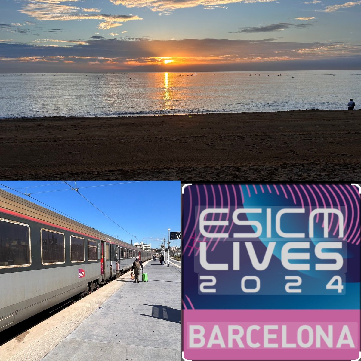 Going by #Rails to <a href="/ESICM/">ESICM</a> Barcelona #Sustainability #GreenICU For #LIVES2024
